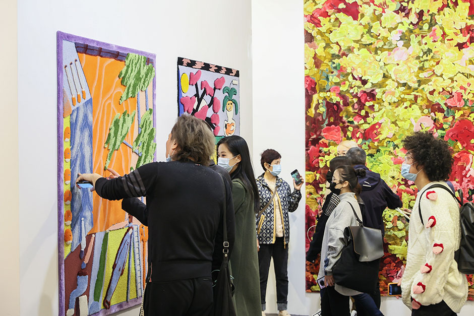 FULI ART พรมและสิ่งทอในงาน 2021 ART021 Shanghai Contemporary Art Fair15