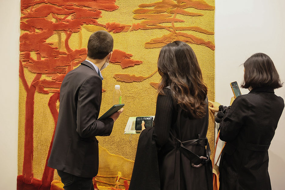 FULI ART Carpets thiab Tapestries ntawm 2021 ART021 Shanghai Contemporary Art Fair16