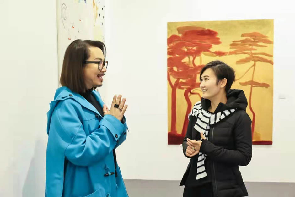 Tapis et tapisseries FULI ART à la Foire d'art contemporain de Shanghai ART021 20215